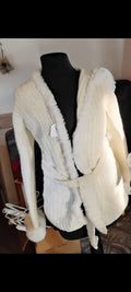 Crochet cream colored